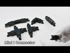 Weiße runde kupferne verborgene Drähte der Bahn-Schienen-4 3 Stromkreise