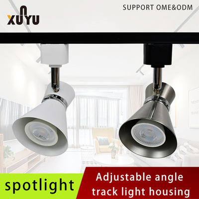Farbbahn-Befestigungs-Wohnzimmer des Druckguss-Eisen-Mr16 Gu10 weißes