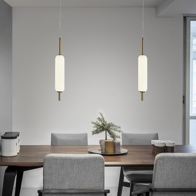 Des Minimalist-LED langes hängendes Licht hängendes Licht-des Esszimmer-6000K