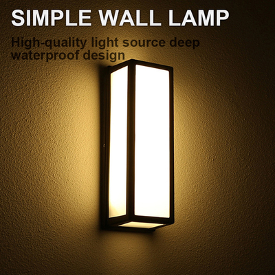 Aluminiumbalkon-im Freien Wand-Lampe imprägniern im Freien IP65