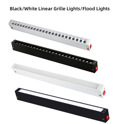 Bahn-Licht-Verdunkelung 220V lineare magnetische LED eingebettet/Oberflächen angebracht