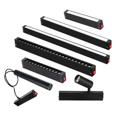 220V Hochspannung eingebettete Masterless Magnet Track Grille Scheinwerfer für Wohnzimmer
