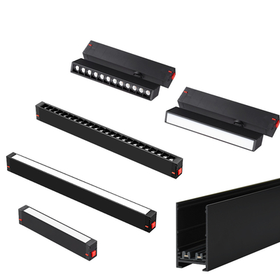 220v Schwarz Linear 10W4000K Gitterlicht Flutlicht Magnetlicht Kein Hauptlicht Beleuchtung