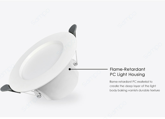 9W 12W LED vertiefte Quadrat Downlight 4000K 6000K, das Umbau beleuchtend vertieft wurde