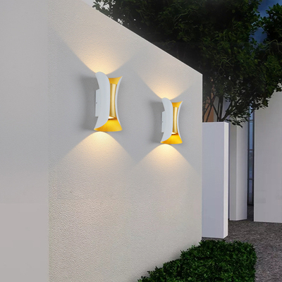 Sand-Schwarzes Cri80 6W Ip65 wasserdicht auf und ab leuchtende geführte Wand-Lampen