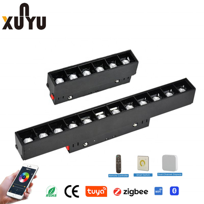 Magnetspur-Licht 6W Smarts Tuya Wifi 48V führte linearen Scheinwerfer