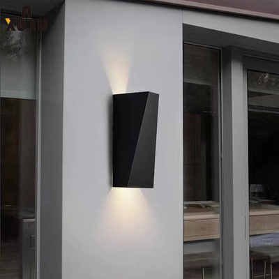 Geometrisches Aluminiumglas des Wand-Lampen-Licht-85*205*85mm im Freien