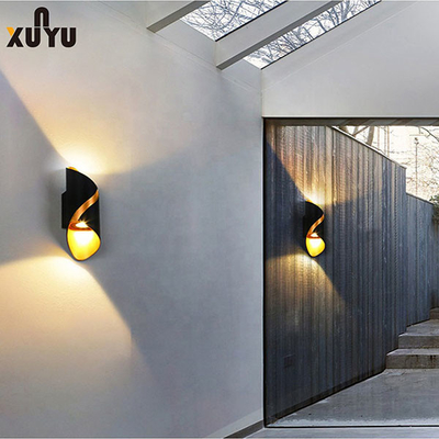 des Hof-10W Aluminium-Glas Wandleuchte-der Leuchter-6000K im Freien
