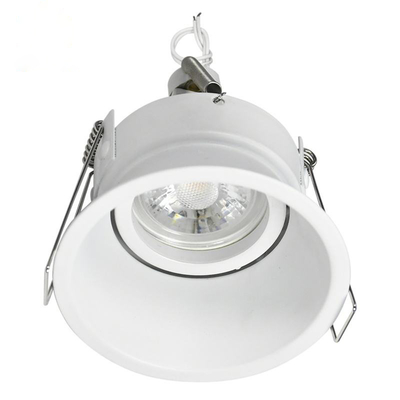 Reinaluminium vertiefte Birnen-Wohnung Mr16 Downlight Wohnungs-GU10