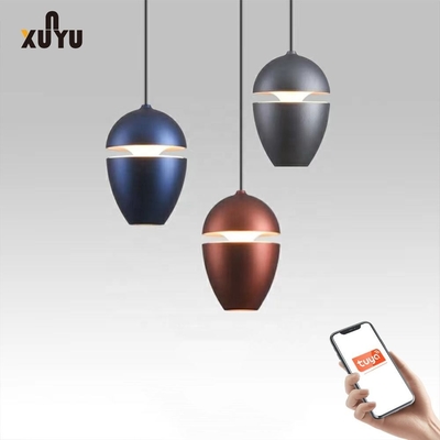 Des Schlafzimmer-8W Aluminiumschatten Wasser-Tropfen-Anhänger-des Licht-3000k-6000k