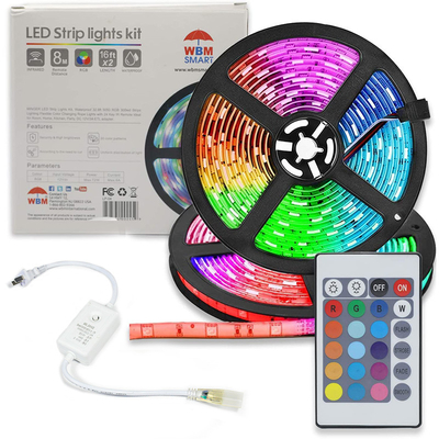 Streifen-Licht RGB des Hochspannungs-220V Regenbogen-intelligenter LED flexibler geführter Lichtstrahl
