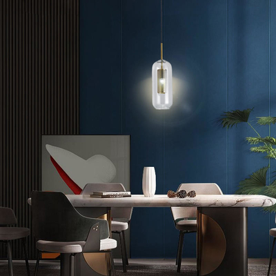 Langes kleines LED Anhänger-Licht-transparenter Lampenschirm Spalte Wechselstroms 220V