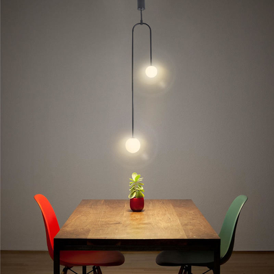 Doppelte hängende helle 250mm Decken-hängendes Licht 90lm/w des Kopf-LED