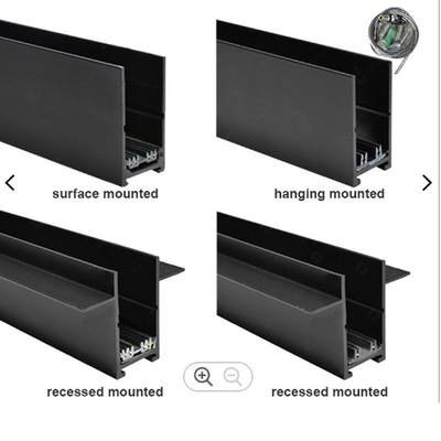 Vertieftes angebrachtes LED Magnetspur-Aluminiumoberflächenlicht der Magnetspur-Schienen-