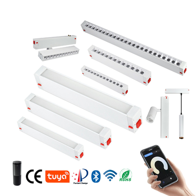 Weißes LED-Flutlicht für den Haushalt, lineares Lichtgitter, verdeckte Oberflächenmontage