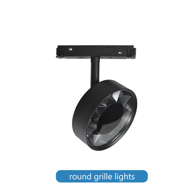 9w runder magnetischer Schienenstrahler Wohnzimmer Home Lighting Grille Lamp