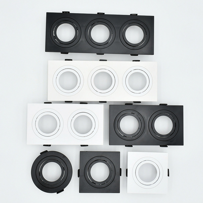 Quadrat/runde vertiefte Installation Mr16 Downlight Wohnungs-GU10 Downlight