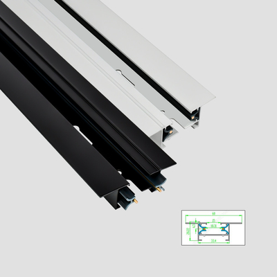 Draht 2 bettete alles Aluminiumbahn-Schienen-Kupferkern-Schwarz-Weiß ein