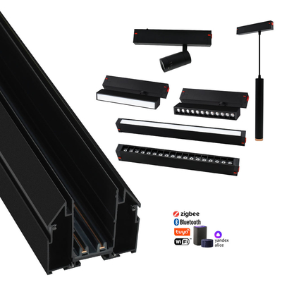 Intelligente Spannungs-Decken-Bahn-Schiene der Magnet-Bahn-Licht-Schienen-DC220v