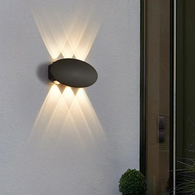 IP65 wasserdichte Wandleuchte für den Außenbereich, 4 W, 6 W, 8 W, Wandleuchte mit Auf- und Abbeleuchtung