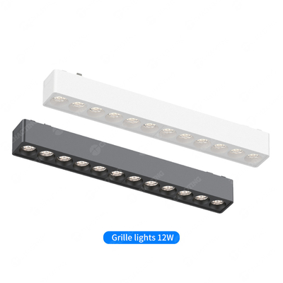 Gewerbliches Wohnzimmer 48V Magnetlicht 12W 3000K 4000K 5700K LED-Gitterlicht