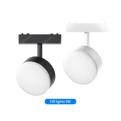 IP20 Magnetische LED-Leuchten 9W Schwarz Fülllicht Heimdekoration ohne Hauptlicht