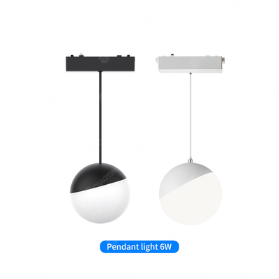 Schwarz Weiß 180° 6W 48V Magnetlicht Ultra dünn Magnetlicht Leuchter