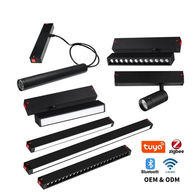 220V ohne Hauptlicht Magnetbahn Linear 3000K 10W 20W COB Kronleuchter