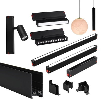 2.4G Tuya Smart Dimming und Farbe Anpassung Magnetische Saugbahn ohne Hauptlicht